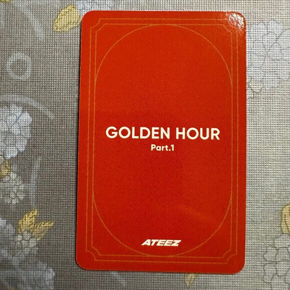 ATEEZ Yeosang Photocard from Golden Hour Platform Version Album - Picture 2 of 2